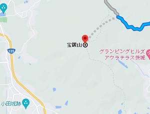 GoogleMapで宝篋山をナビした結果