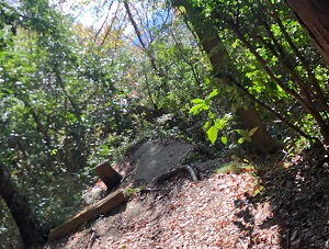 山口コース２の展望用岩